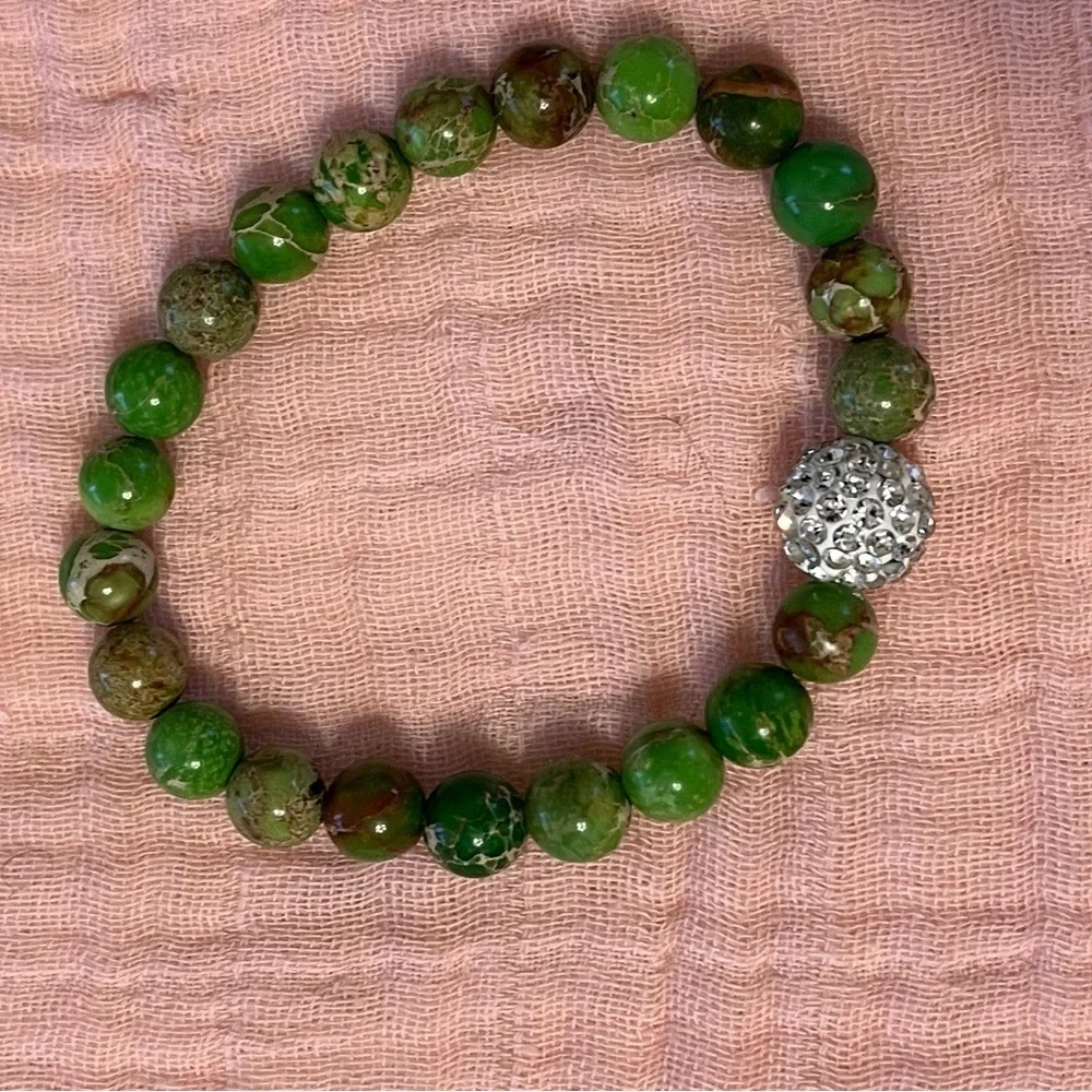 Natural stone bracelets by Rosa Lee